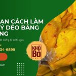 cách làm xoài sấy dẻo bằng lò nướng