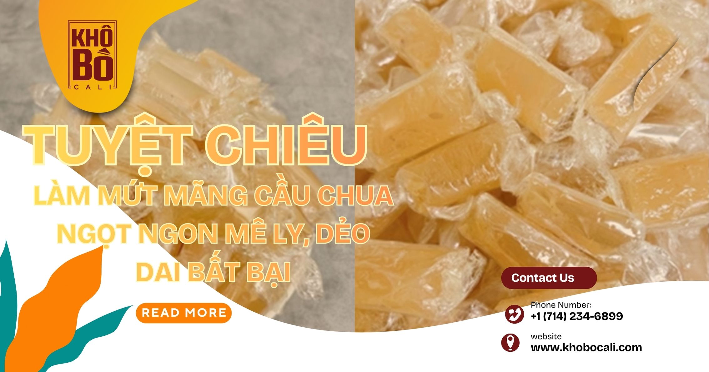 mứt mãng cầu chua ngọt