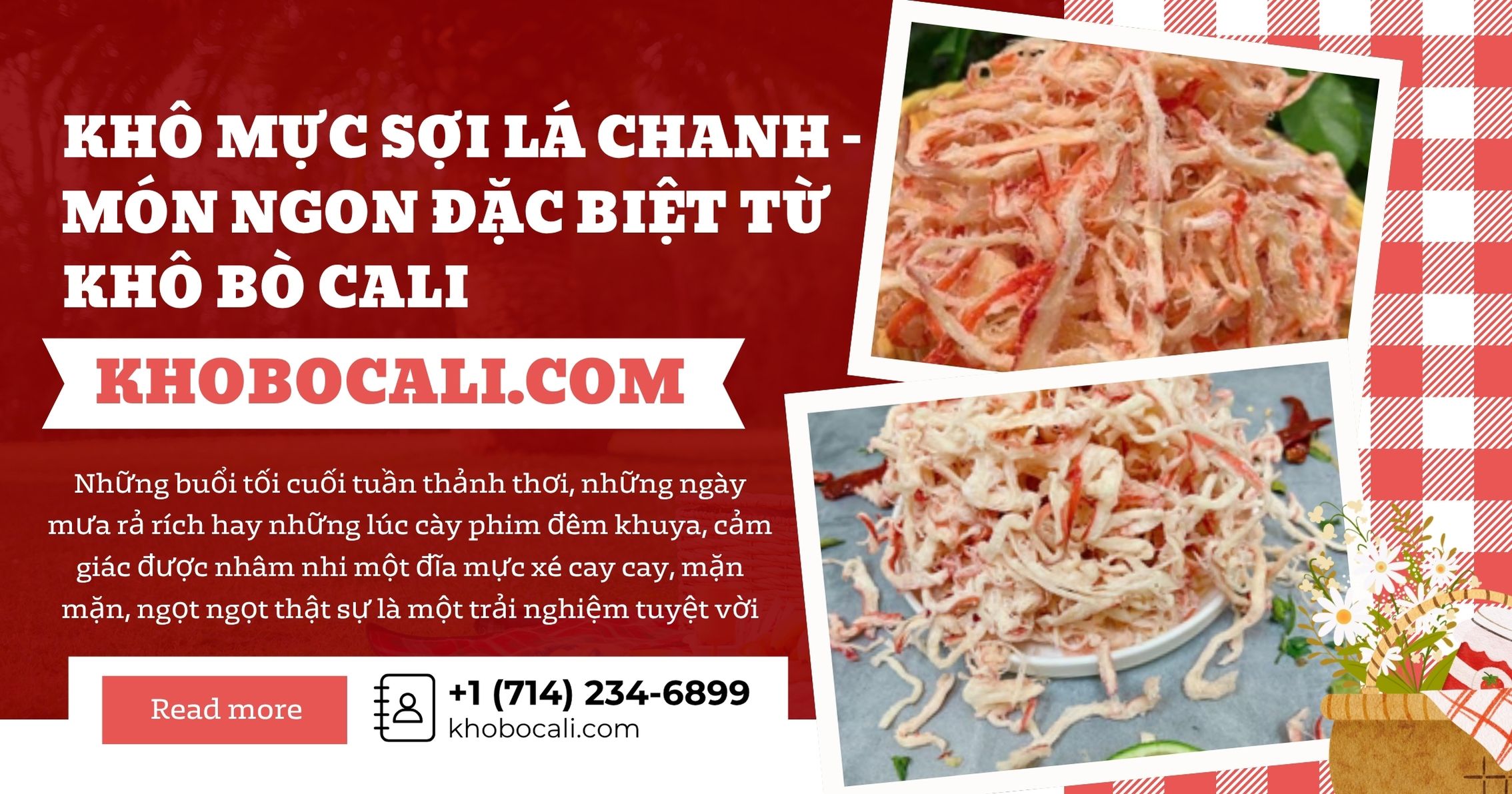 Khô Mực Xé Sợi Ăn Vặt